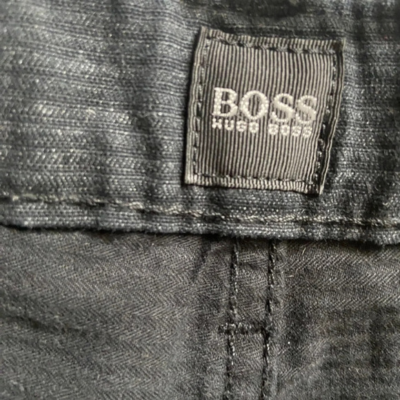 Hugo Boss black straight leg  denim jean Sz 35 - Picture 7 of 11